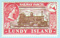 887.10-04   Green paper, red print