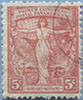 921.17-V Tooth 13¼:12½, Without glue, White dot on globe