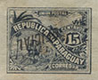 886.06-V X (*) Waves on front, inverted inscription, date and lion, rose paper.