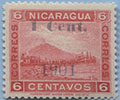 901.13-V XI   Blue inscription, "1" printed on "6"