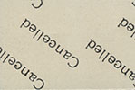 Back side of Stamps