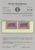 932.57 - B Сertificate philatelic expertise