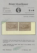 932.59 - B Сertificate philatelic expertise
