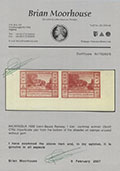 932.61 - B Сertificate philatelic expertise